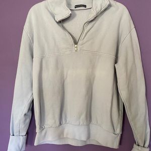 periwinkle brandy one size quarter zip honestly prob size small